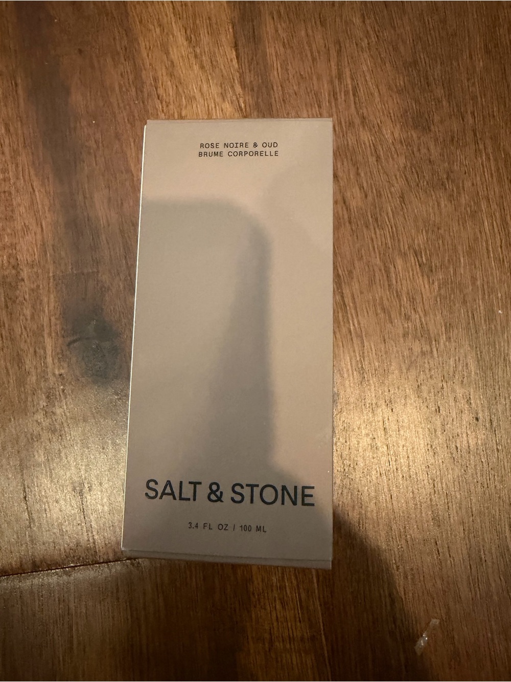 Salt & Stone Rose Noire & Oud Body Mist — Cream